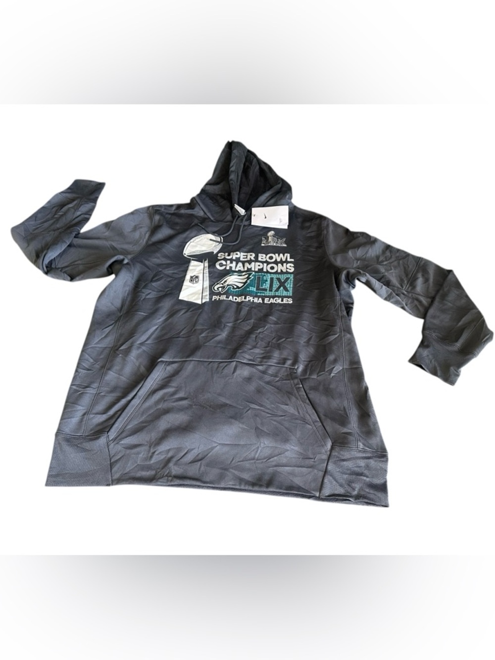 NWT Nike  Men Philadelphia eagles Super Bowl LIX Hoodie Sz XL
